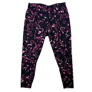 Sweaty Betty Power 7/8 Leggings Womens Medium Pink Purple Abstract Camo SB5400A